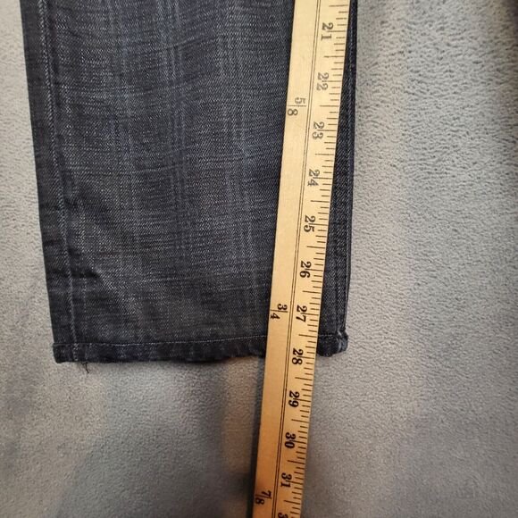 Guess Jeans Mens 31x28 Blue Robertson Slim Tapered Distressed Denim - Picture 7 of 10